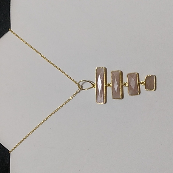 YG Moonstone Necklace - Picture 2 of 5